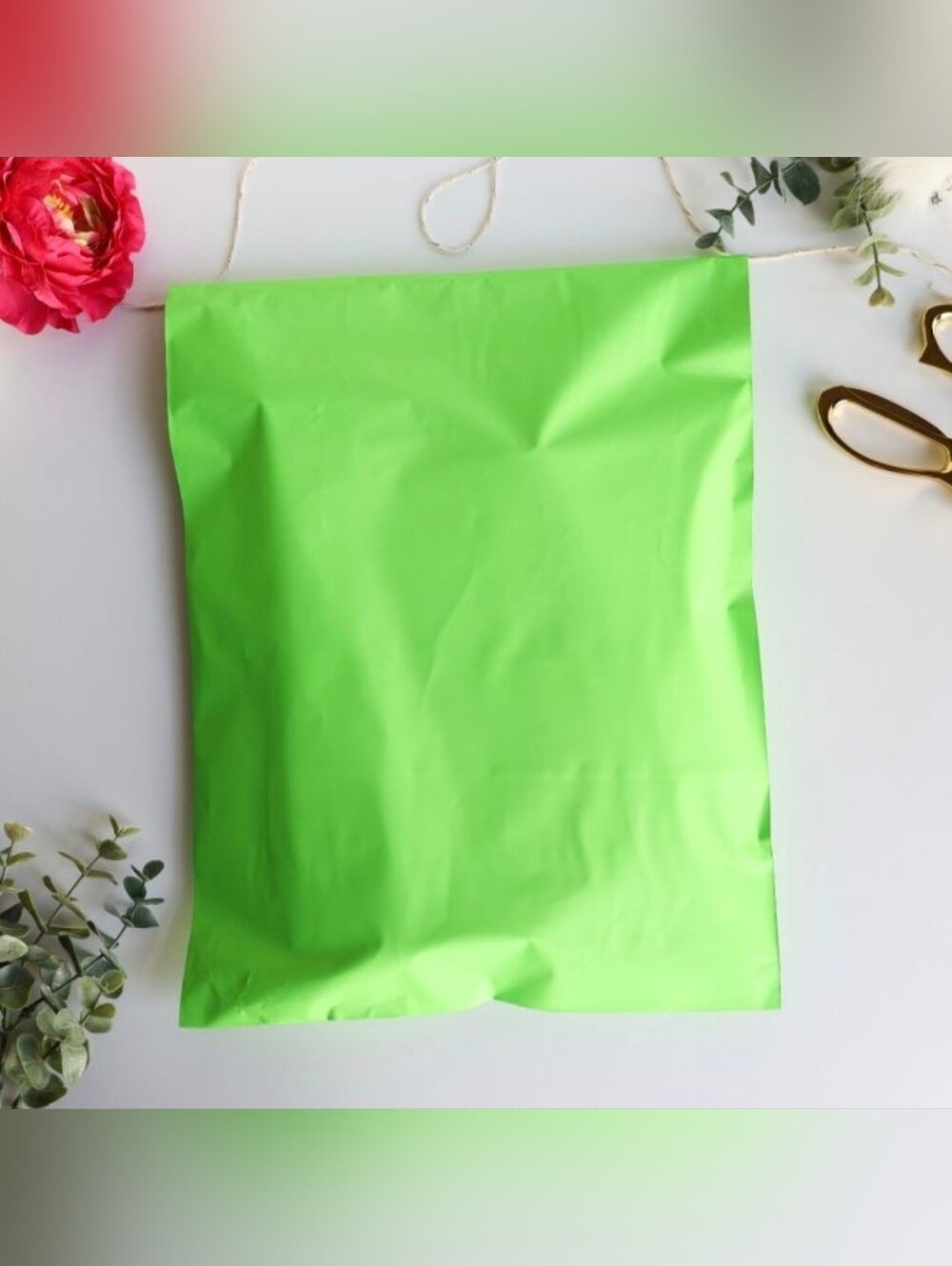 50 Count Billie Green #SmileMail Neon Poly Mailers 10x13